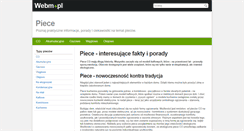 Desktop Screenshot of piece.webm.pl